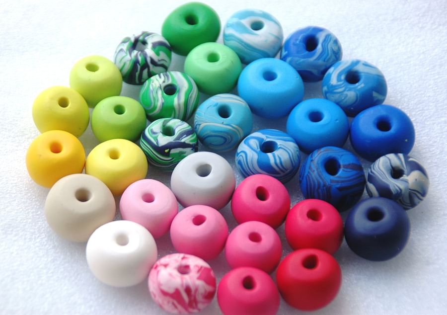 polymer clay beads for kids