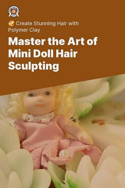 Master the Art of Mini Doll Hair Sculpting - 🎨 Create Stunning Hair with Polymer Clay