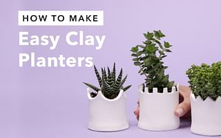 Can cement be mixed with air-dry clay for making handmade plant pots?