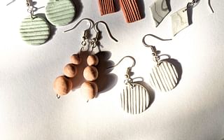 How can I make polymer clay bead earrings?