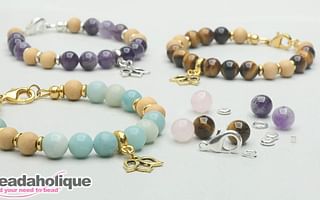 What are some tips for making a bracelet with beads?